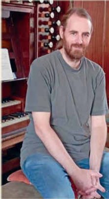 Christian Hofmann an der Orgel